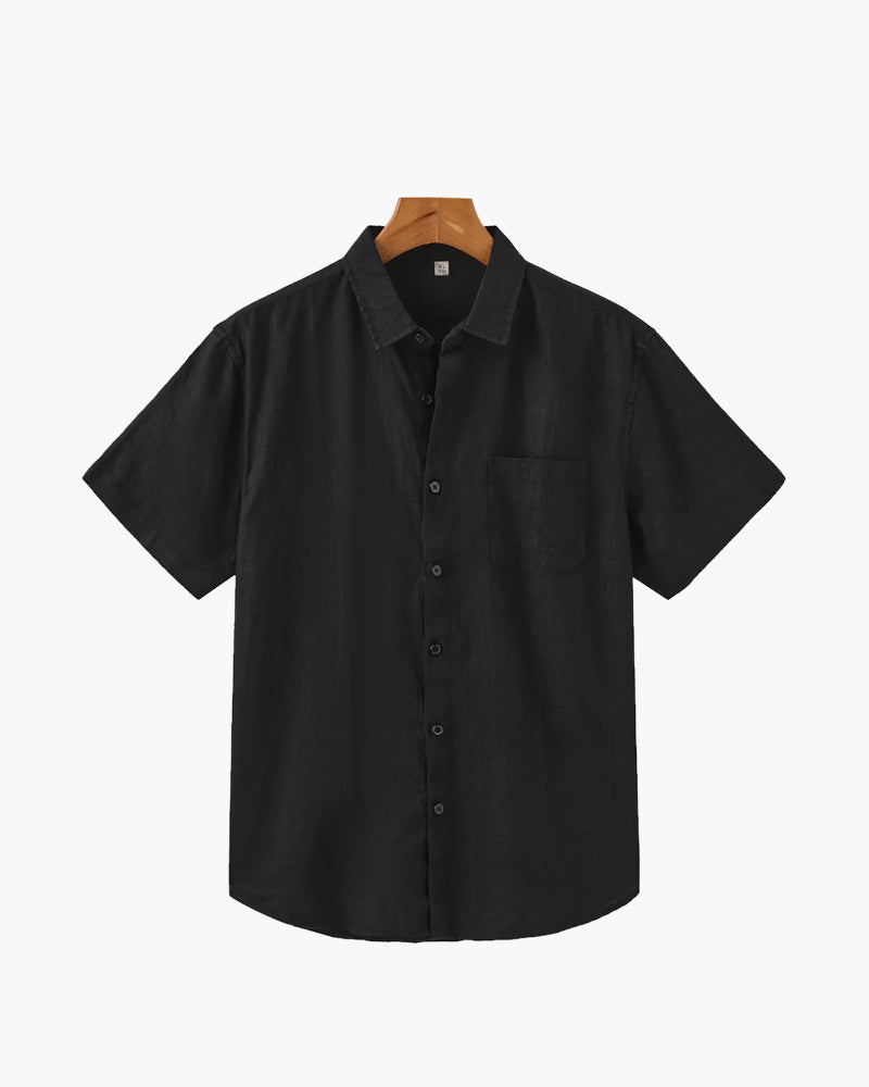 Capetown – Camisa de Lino Premium (Manga Corta)