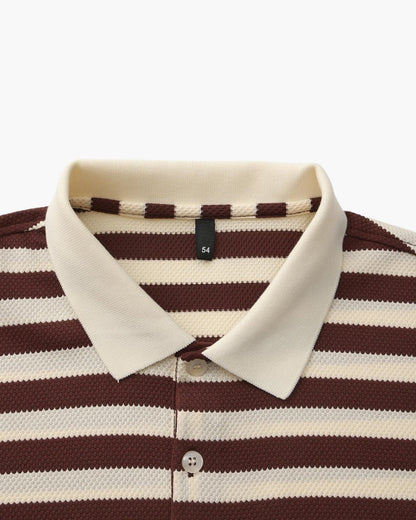 Shoreline – Polo de Punto Premium (Rayas Horizontales)