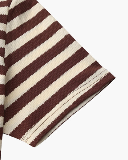 Shoreline – Polo de Punto Premium (Rayas Horizontales)