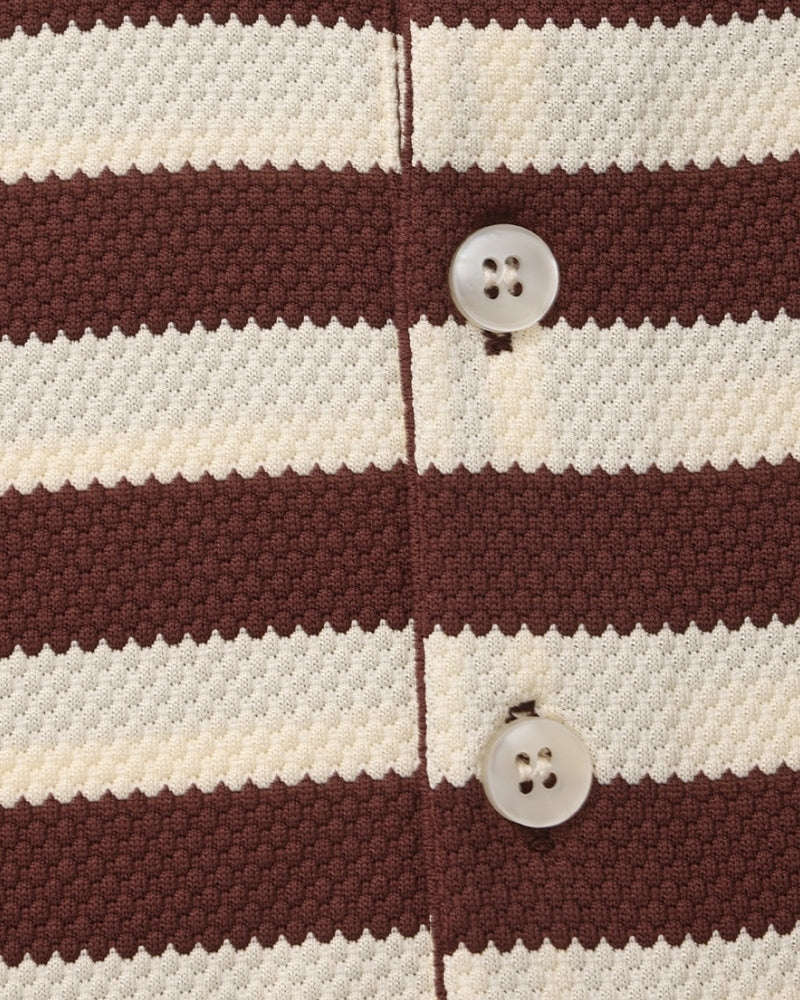 Shoreline – Polo de Punto Premium (Rayas Horizontales)