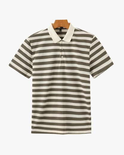 Shoreline – Polo de Punto Premium (Rayas Horizontales)