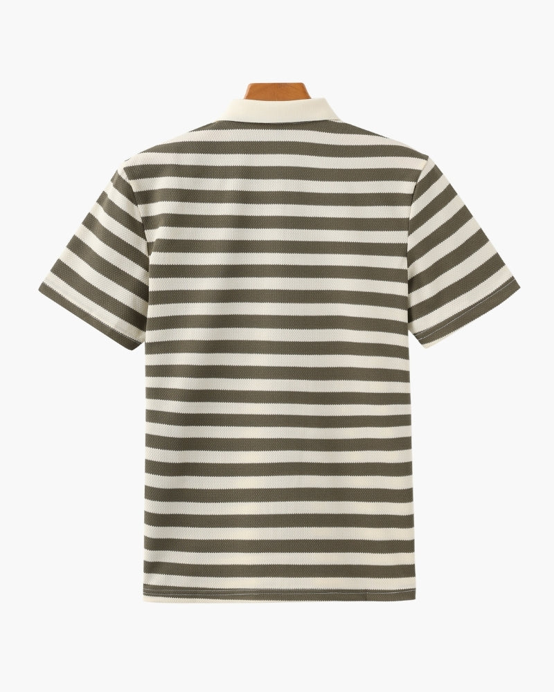 Shoreline – Polo de Punto Premium (Rayas Horizontales)