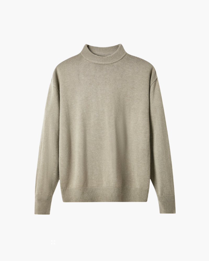 Davos – Jersey de Cuello Vuelto Premium (100% Lana)