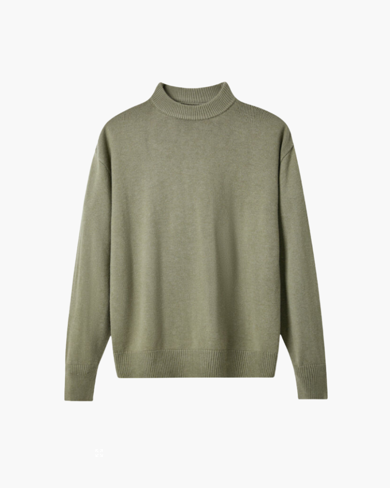 Davos – Jersey de Cuello Vuelto Premium (100% Lana)