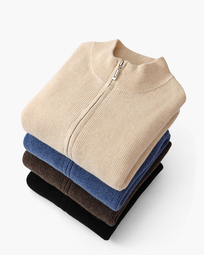 Sylt – Chaqueta de Punto 100% Cachemira (Con Cremallera)