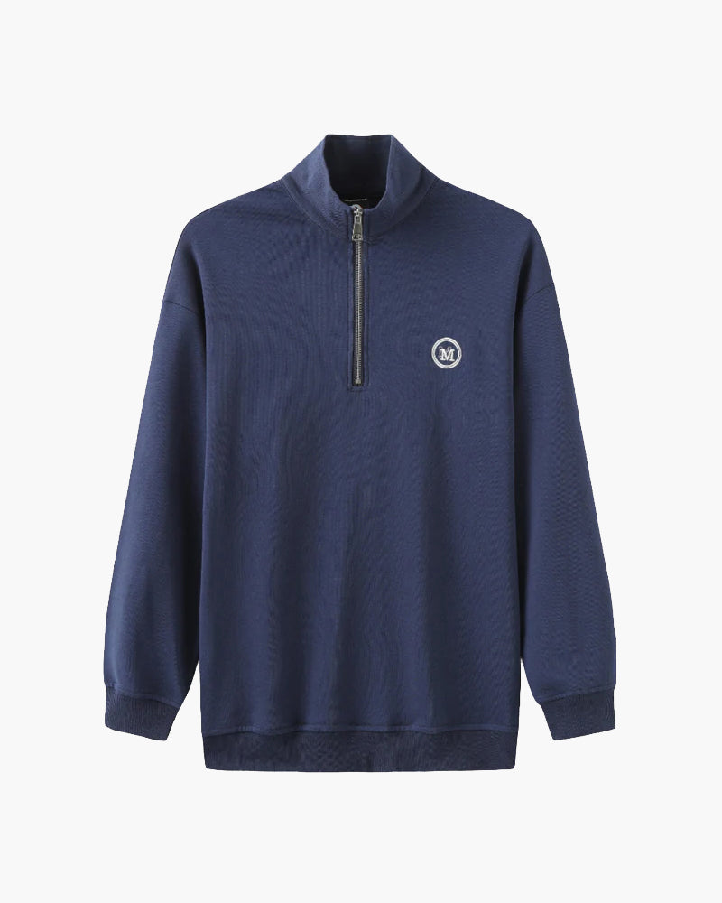 Cannes – Sudadera Premium 100% Algodón Orgánico (Media Cremallera)