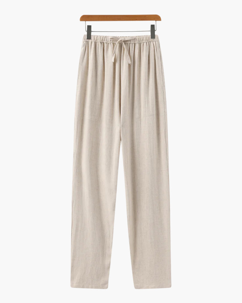 Marrakech – Pantalón de Lino Premium (Corte Entallado)