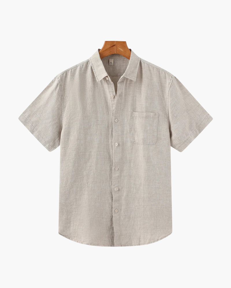 Capetown – Camisa de Lino Premium (Manga Corta)