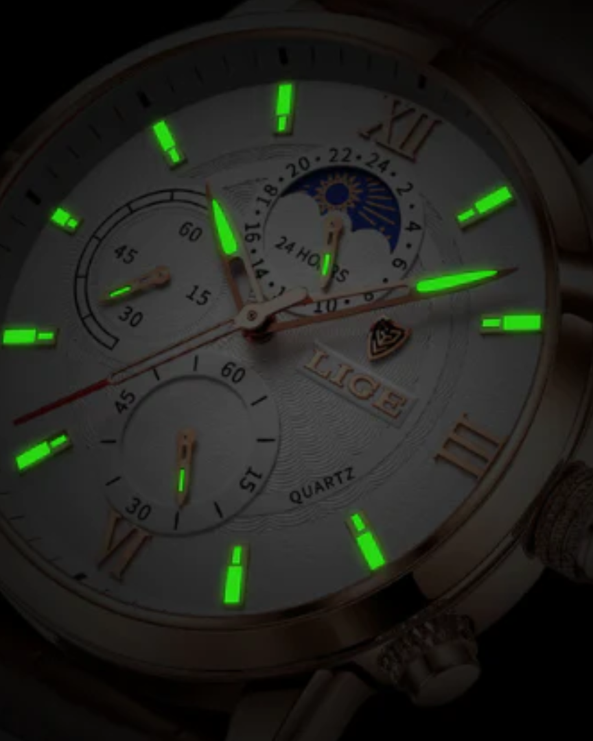 Lugano Classic – Reloj de Cuarzo Premium (Correa de Piel)