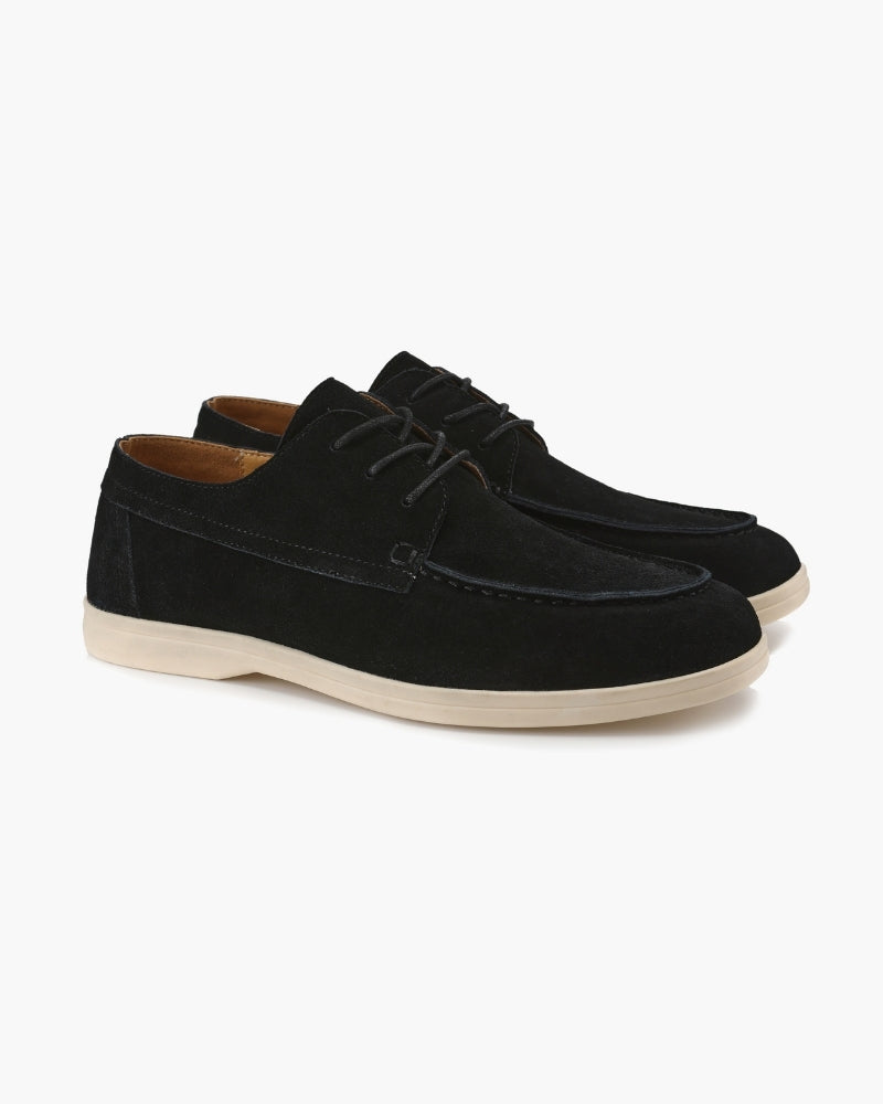 Verona – Zapato Ligero de Cordones (Efecto Ante)