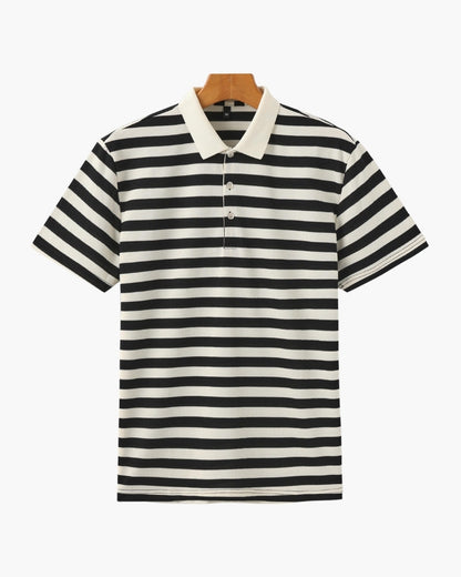 Shoreline – Polo de Punto Premium (Rayas Horizontales)