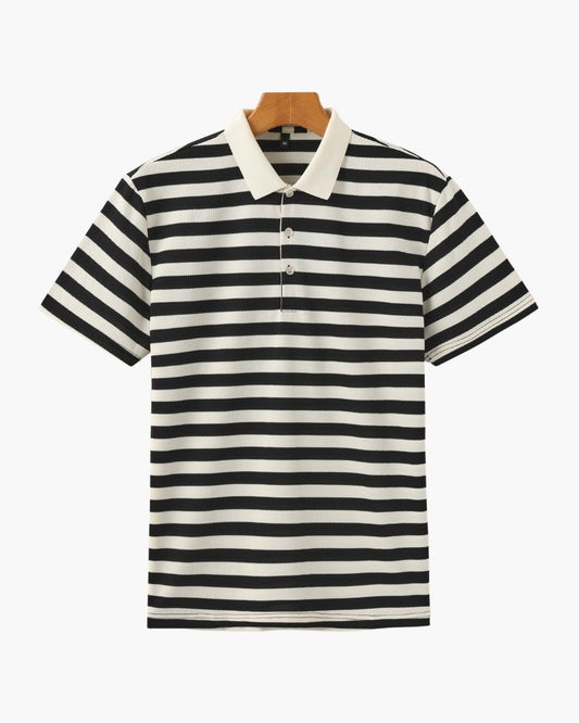 Shoreline – Polo de Punto Premium (Rayas Horizontales)