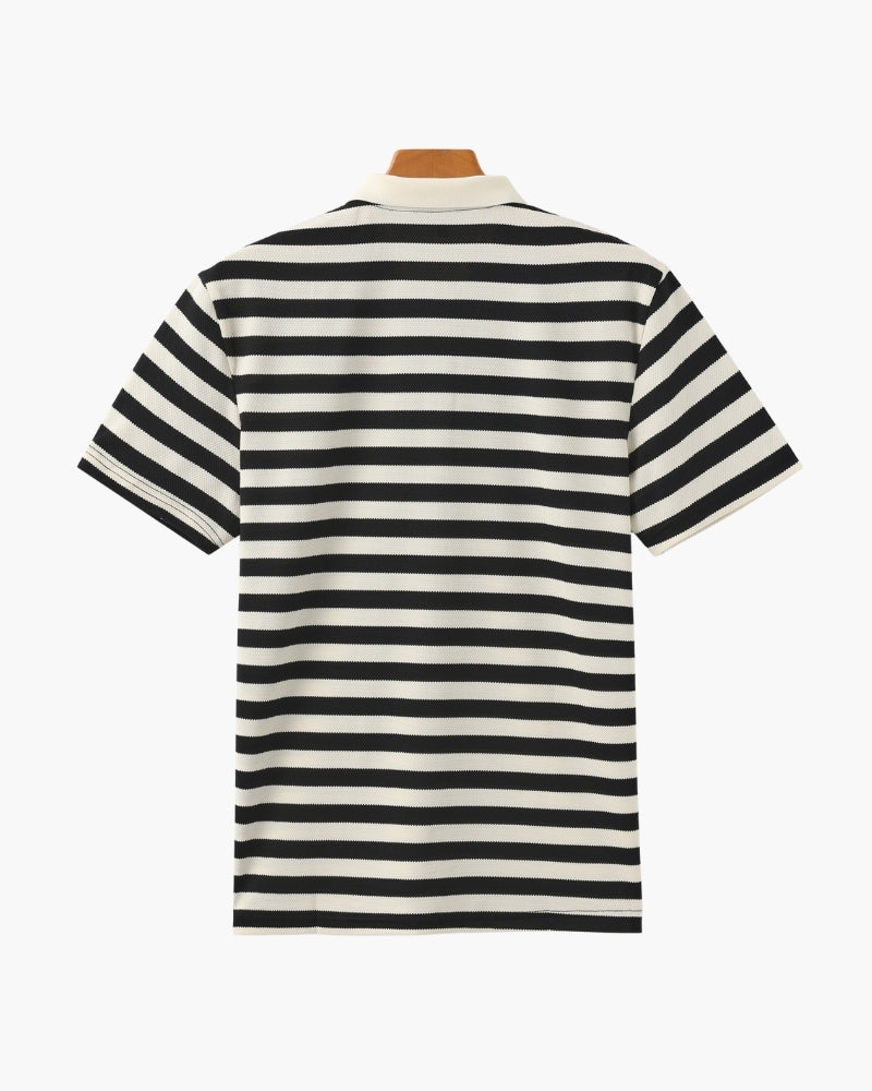 Shoreline – Polo de Punto Premium (Rayas Horizontales)
