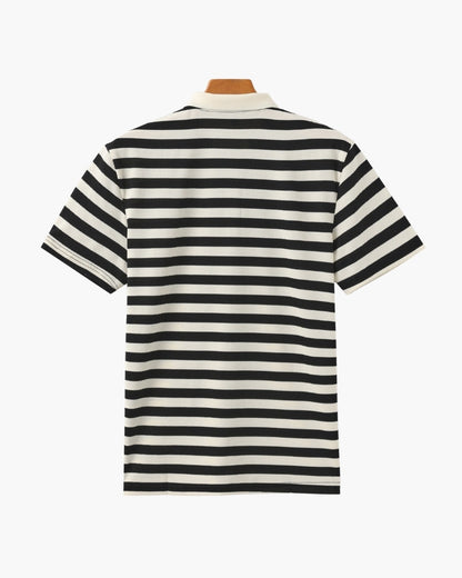 Shoreline – Polo de Punto Premium (Rayas Horizontales)