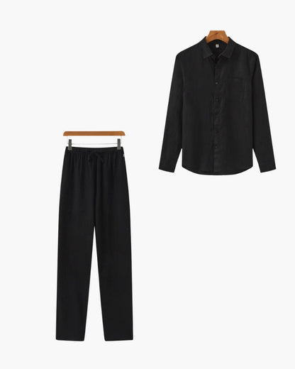 Mono – Conjunto de Lino Monocromático (2 piezas)