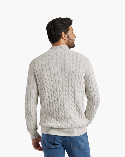 Verbier – Jersey Premium de Punto de Ochos (Media Cremallera)