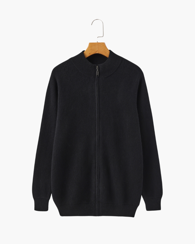 Sylt – Chaqueta de Punto 100% Cachemira (Con Cremallera)