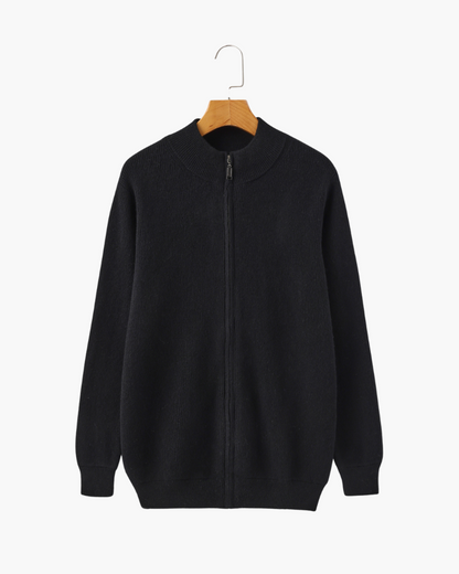 Sylt – Chaqueta de Punto 100% Cachemira (Con Cremallera)