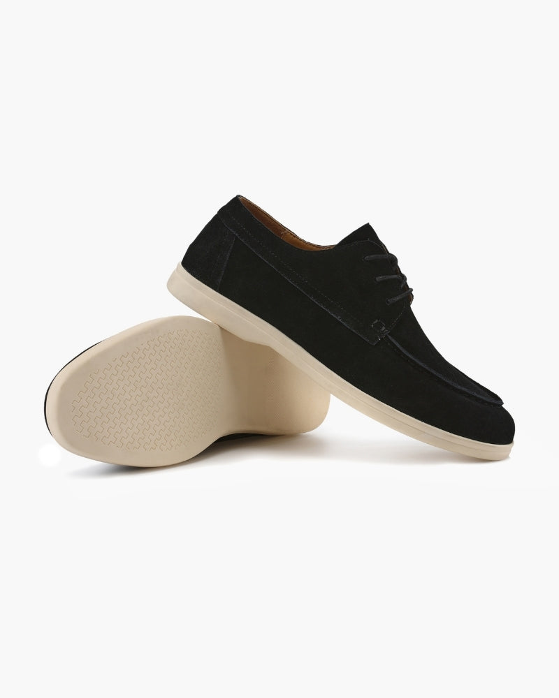 Verona – Zapato Ligero de Cordones (Efecto Ante)