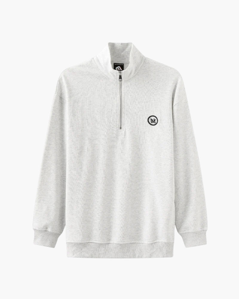 Cannes – Sudadera Premium 100% Algodón Orgánico (Media Cremallera)