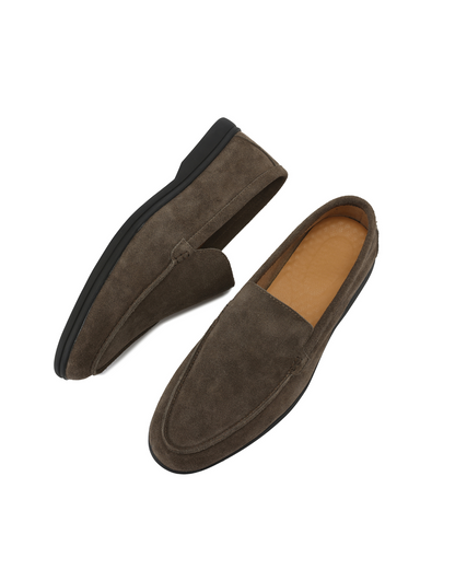 Berlin – Mocasín de Ante (Suela Oscura)
