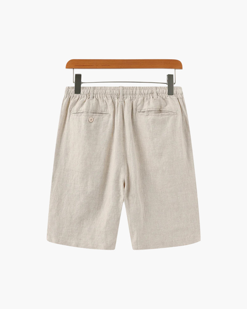 Amalfi – Bermudas de Lino Premium (Corte Relajado)