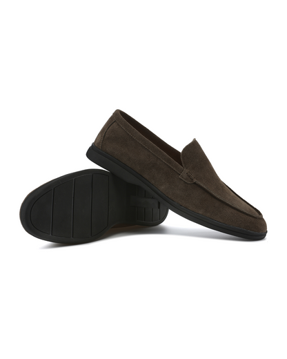 Berlin – Mocasín de Ante (Suela Oscura)