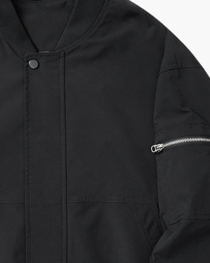 Stockholm – Chaqueta Bomber Minimalista (Sin Cuello)