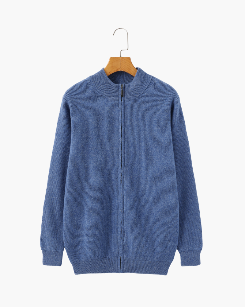 Sylt – Chaqueta de Punto 100% Cachemira (Con Cremallera)
