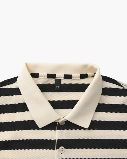 Shoreline – Polo de Punto Premium (Rayas Horizontales)