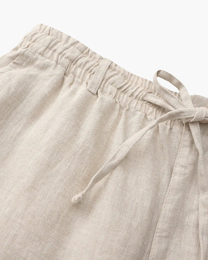 Amalfi – Bermudas de Lino Premium (Corte Relajado)