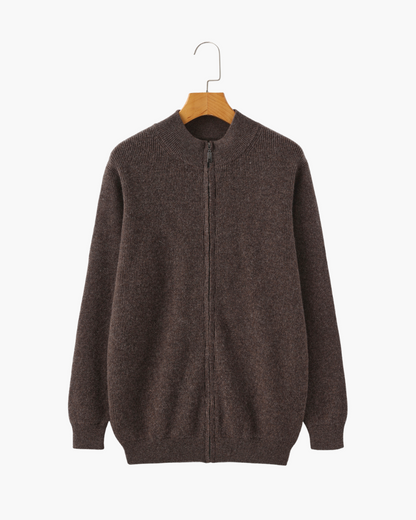Sylt – Chaqueta de Punto 100% Cachemira (Con Cremallera)