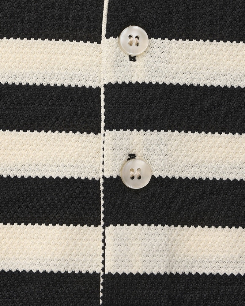 Shoreline – Polo de Punto Premium (Rayas Horizontales)