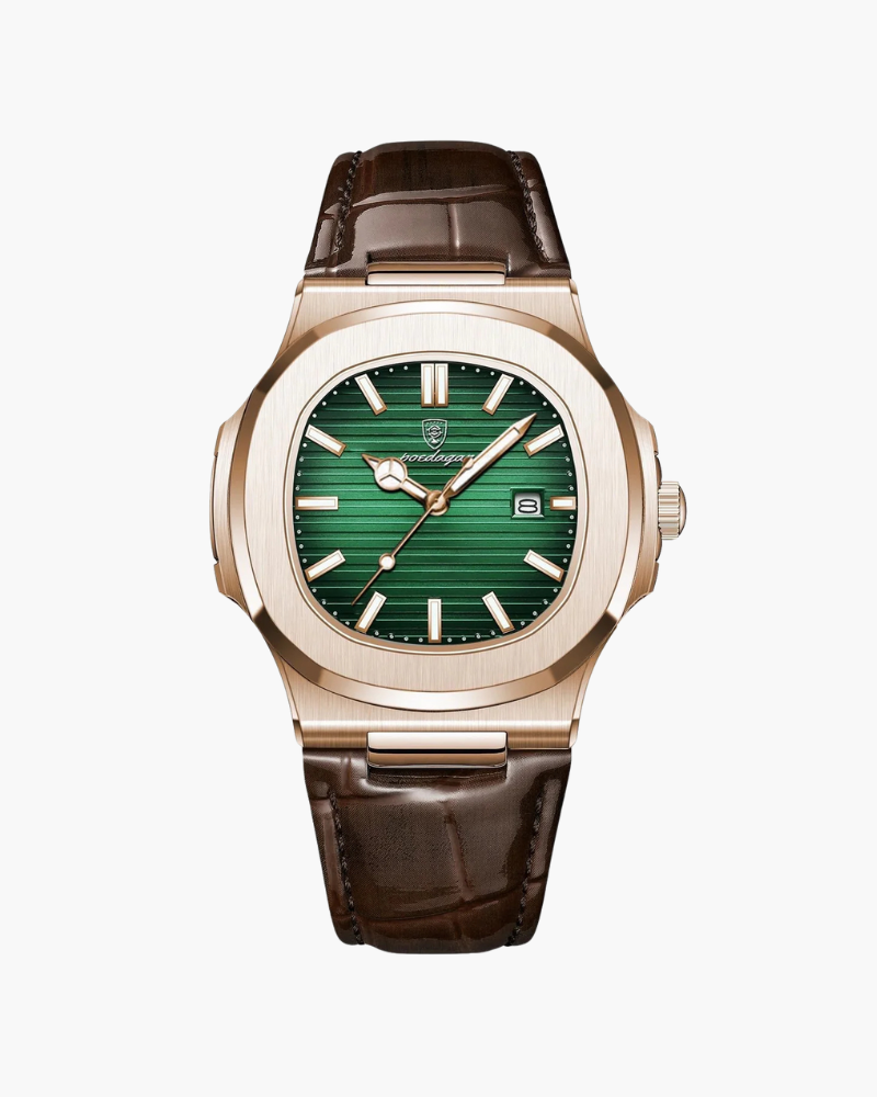 Lisbon Edition – Reloj Clásico (Correa de Piel y Fecha)