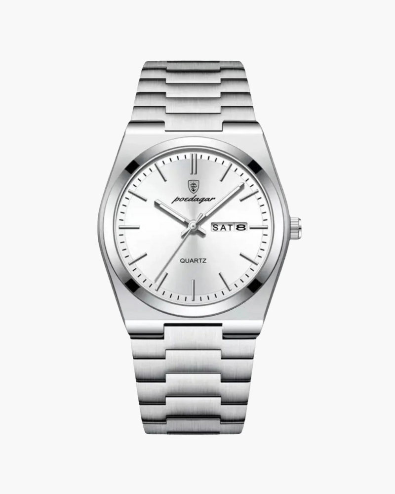 Marine Edition – Reloj de Acero Inoxidable (Día y Fecha)