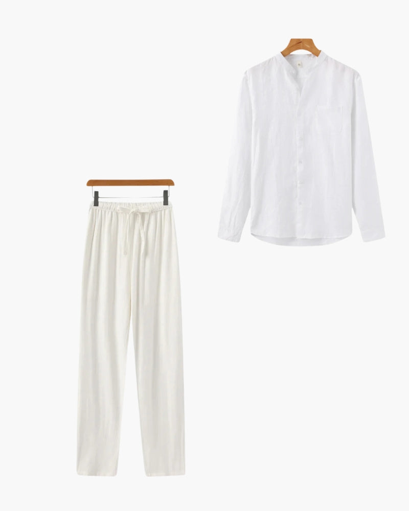 Mono – Conjunto de Lino Monocromático (2 piezas)