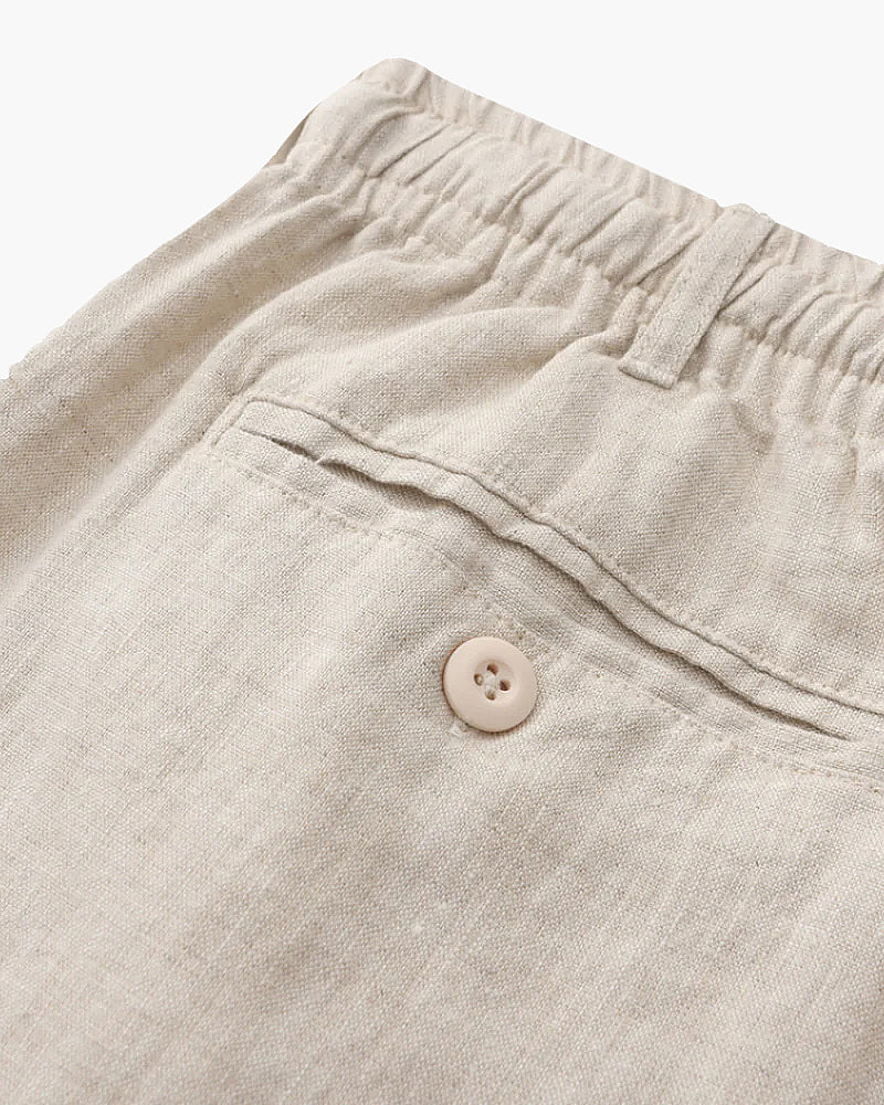Amalfi – Bermudas de Lino Premium (Corte Relajado)