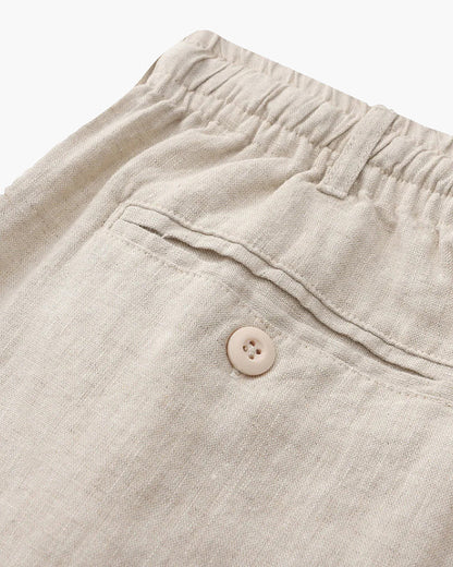 Amalfi – Bermudas de Lino Premium (Corte Relajado)