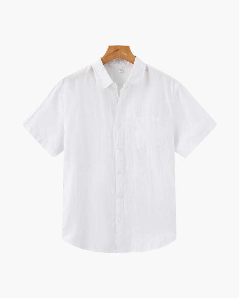 Capetown – Camisa de Lino Premium (Manga Corta)