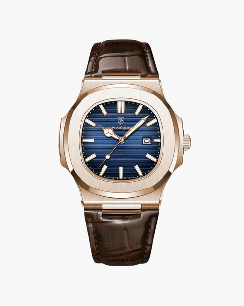 Lisbon Edition – Reloj Clásico (Correa de Piel y Fecha)