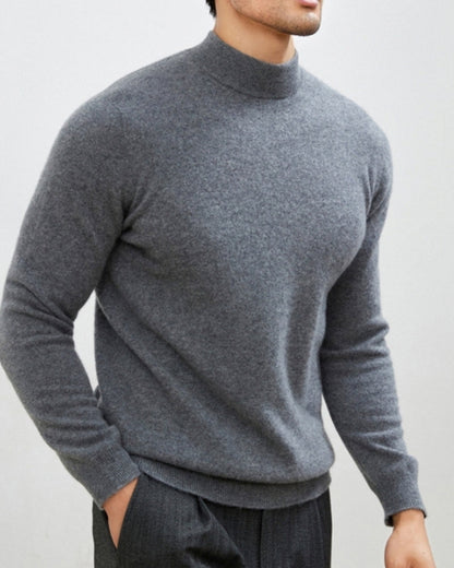 Gstaad – Jersey de Cuello Vuelto Premium (Mezcla de Cachemira)
