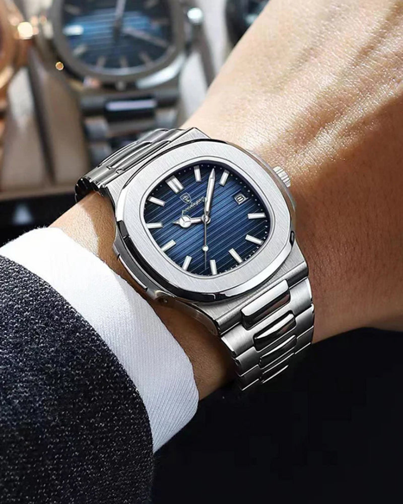 Geneva Edition – Reloj de Acero Inoxidable (Con Fecha)