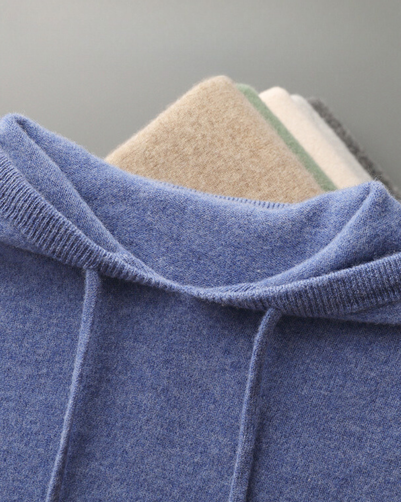 St. Moritz – Sudadera con Capucha 100% Cachemira (Edición Lujo)