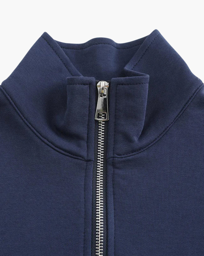 Cannes – Sudadera Premium 100% Algodón Orgánico (Media Cremallera)