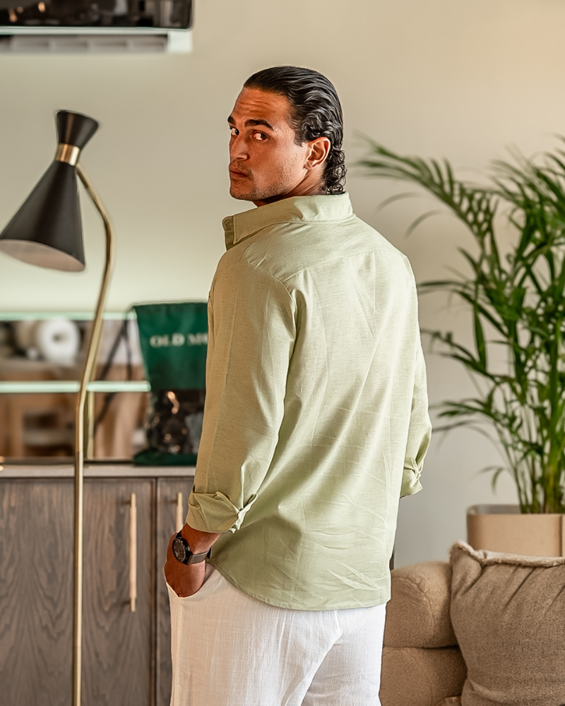 Capetown – Camisa de Lino Premium (Manga Larga)