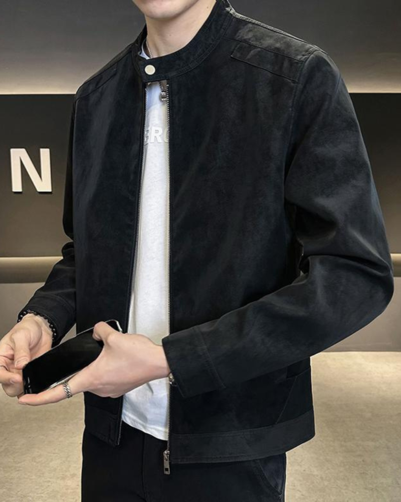Windsor – Chaqueta Blusón Premium (Efecto Ante)