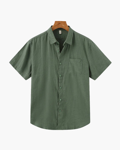 Capetown – Camisa de Lino Premium (Manga Corta)