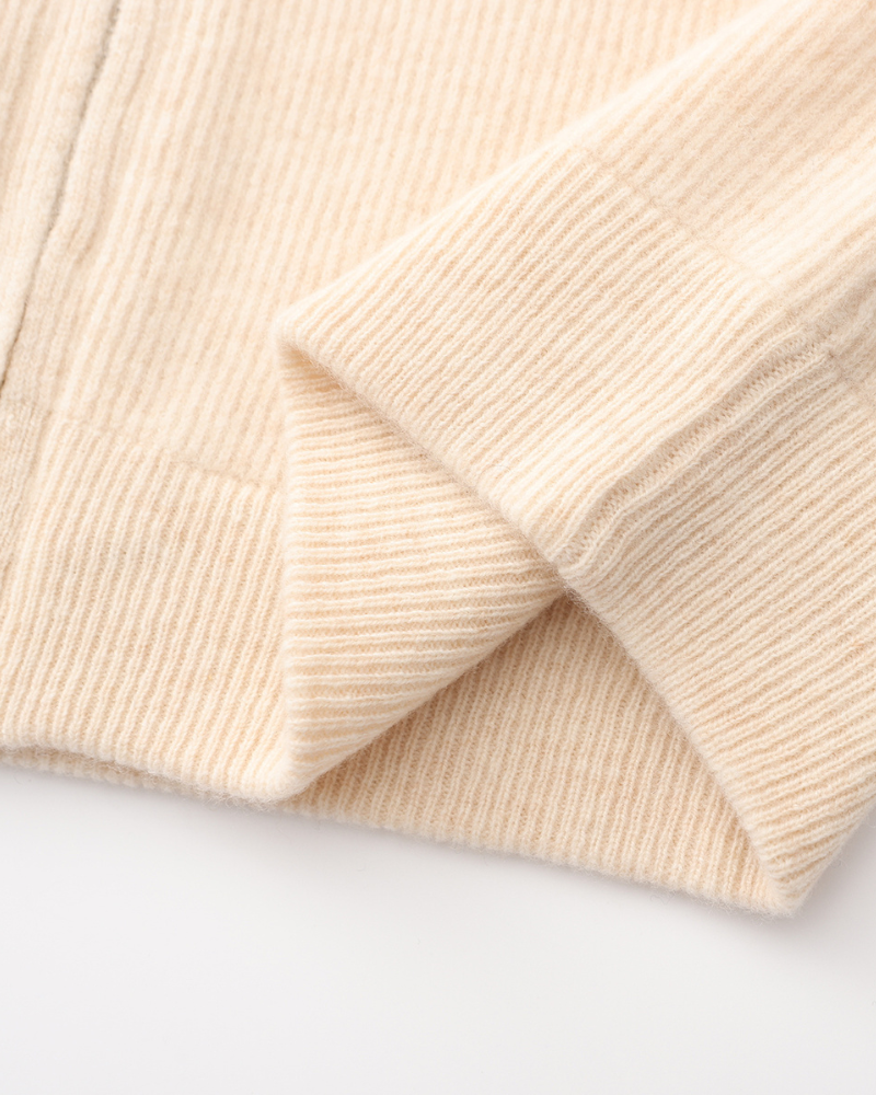 Sylt – Chaqueta de Punto 100% Cachemira (Con Cremallera)