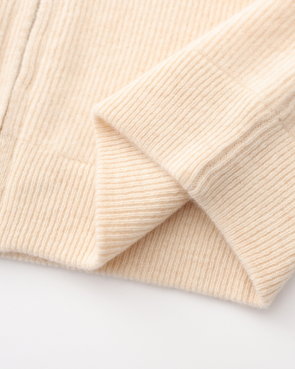 Sylt – Chaqueta de Punto 100% Cachemira (Con Cremallera)