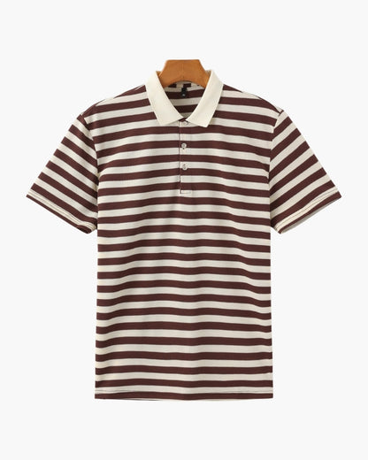 Shoreline – Polo de Punto Premium (Rayas Horizontales)